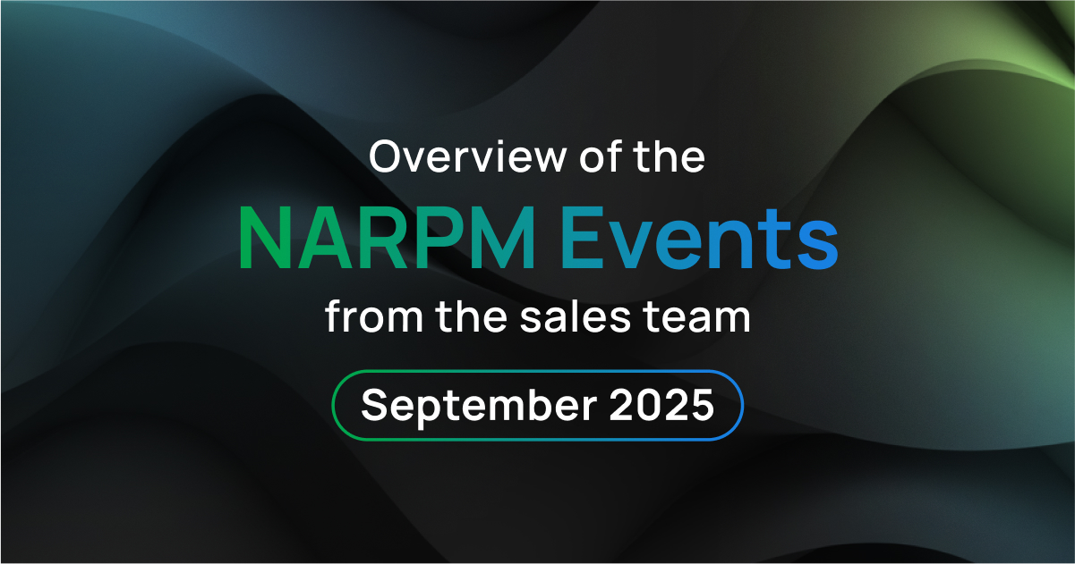Overview of NARPM Events by Rentvine sales team
